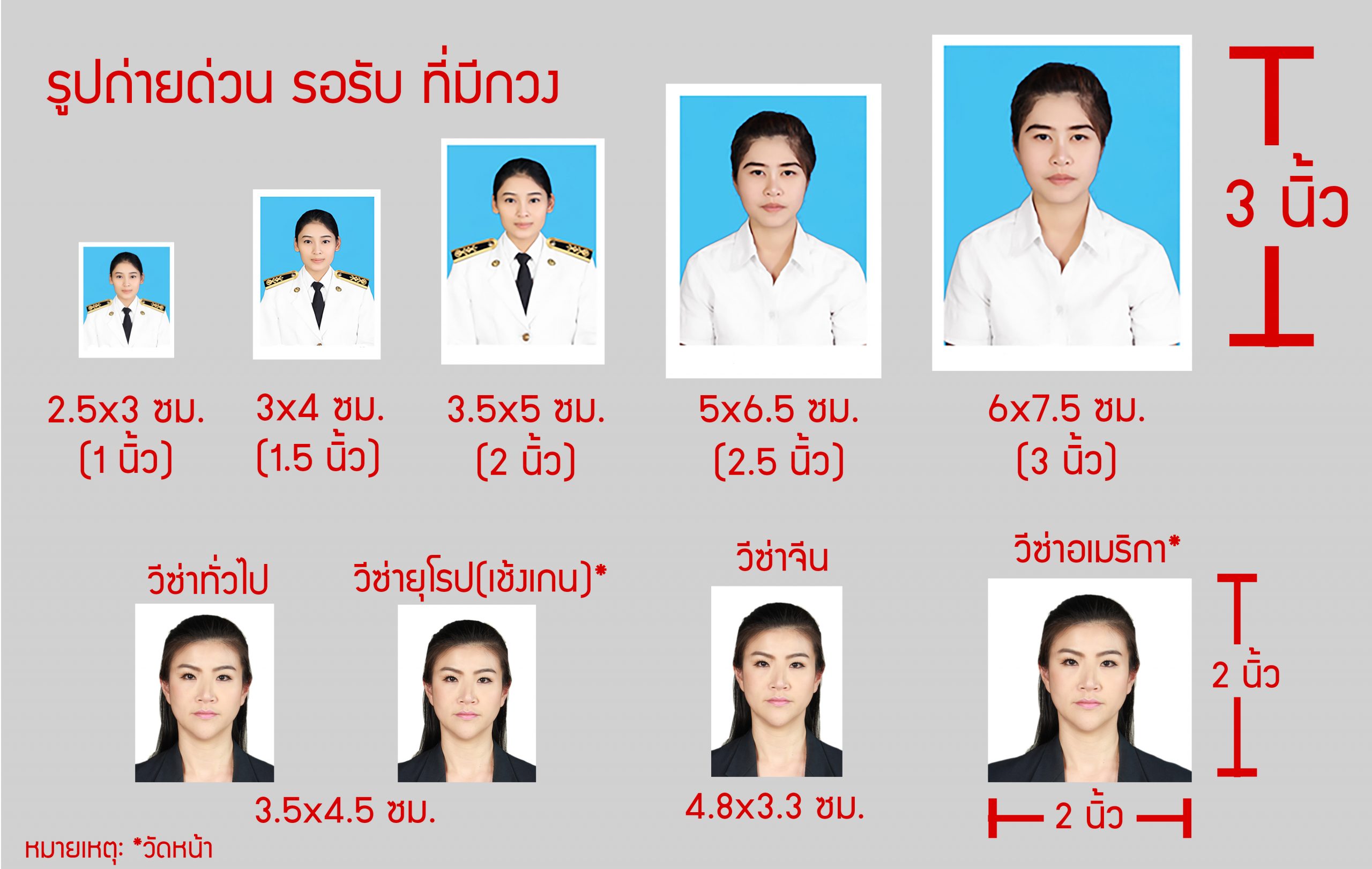 ถ่ายรูปติดบัตร+